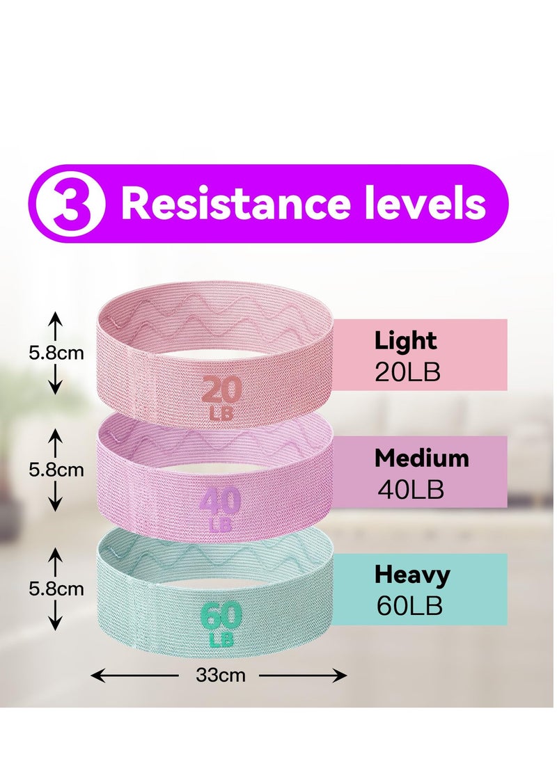 Cuken Resistance Bands for Exercise, Exercise band for Sport Workout Elastic band,Non Slip Stretching Bands - Image 2