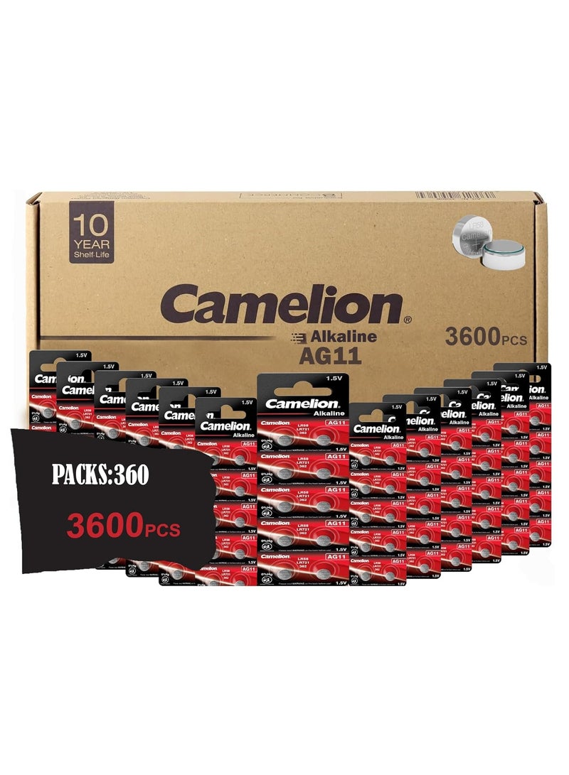 Camelion Camelion alkaline button cell batteries AG11 360 Packs - Image 1