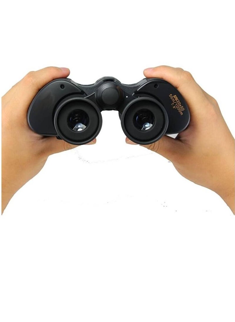 GENNEXT 20x50 Long Range Powerful Binoculars Telescope with Low Light Night Vision Black  - Image 3