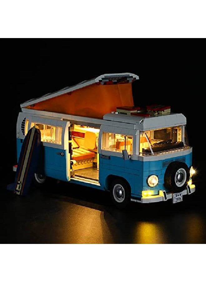BRIKSMAX - Led Lighting Kit For T2 Camper Van Compatible With Lego 10279 Building Blocks Model Not Include The Lego Set - Image 1