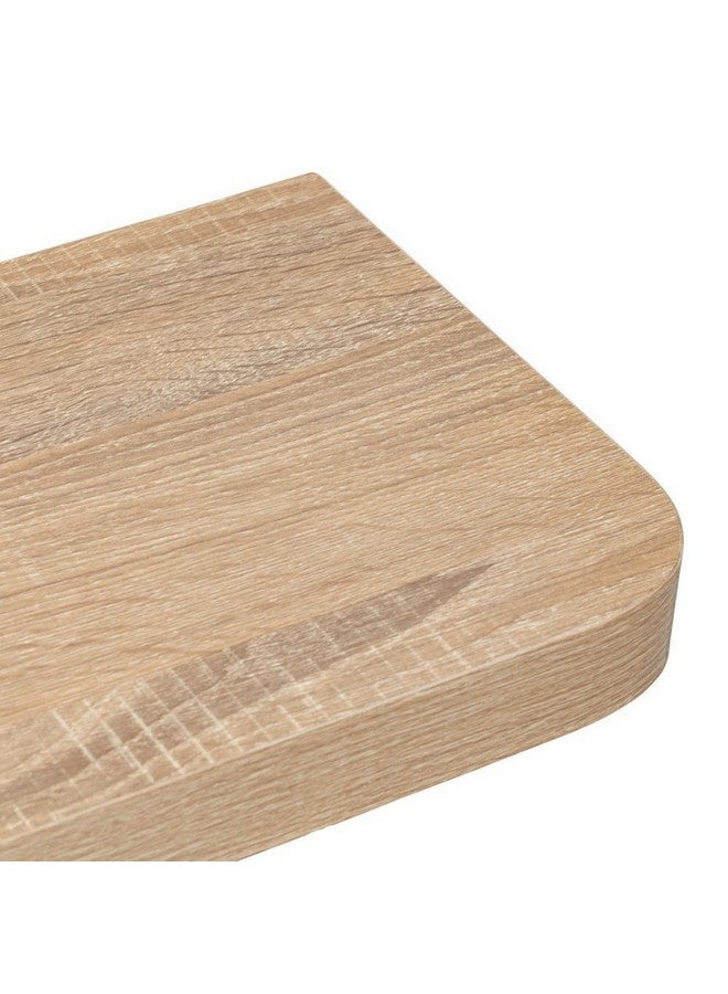 Five Simply Smart Fixy Rounded Corner Floating Wall Shelf Oak 60 cm 193637 - Image 3