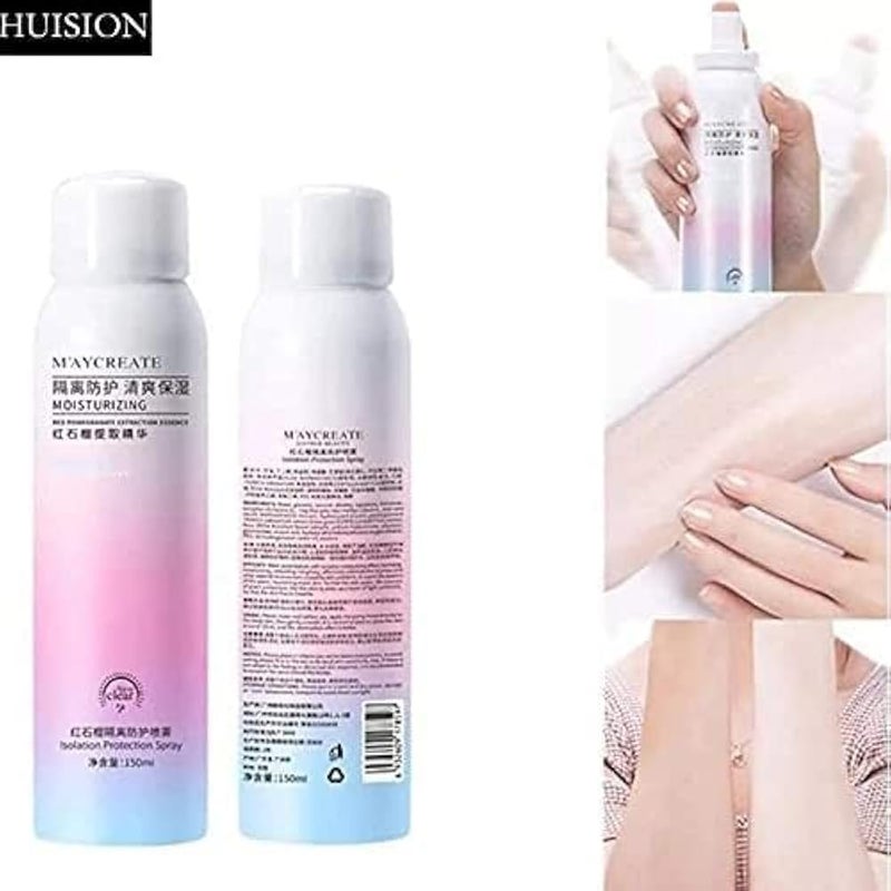 Maycreate Pomegranate Isolation Protection Element Spray Moisturizing,Replenishing and whitening Sunscreen Spray 150g - Image 2