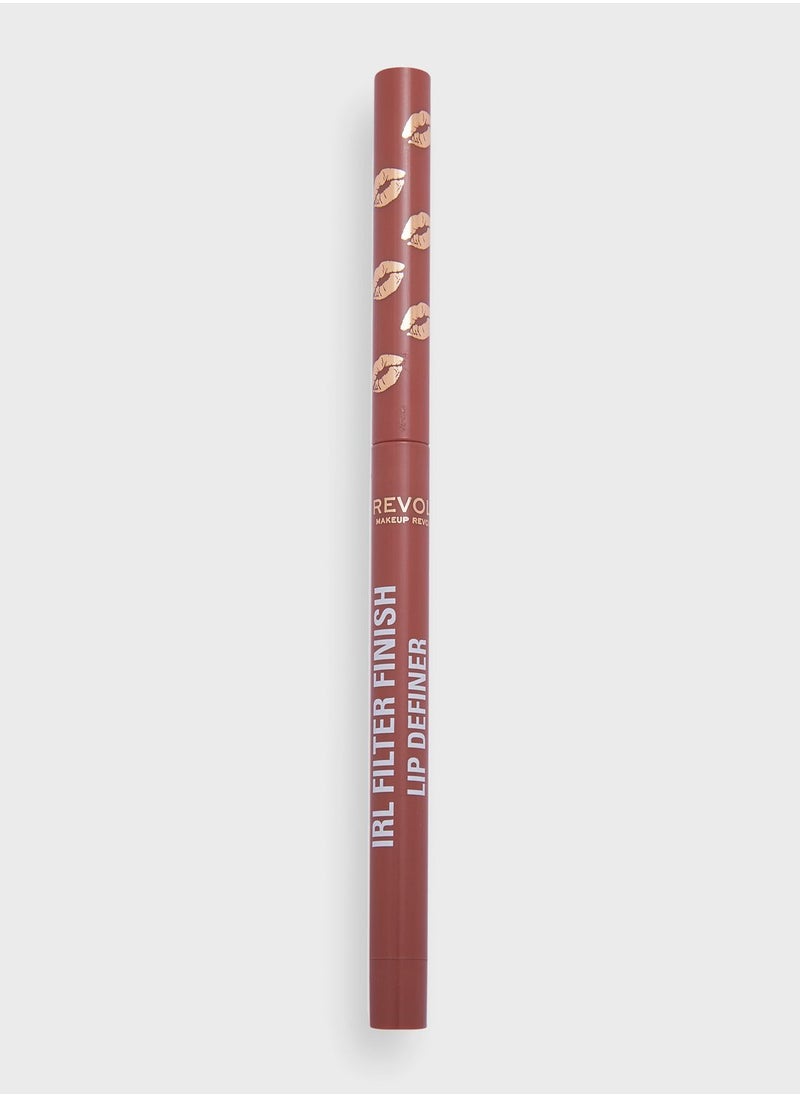 REVOLUTION Irl Filter Finish Lip Definer Frappuccino Nude  - Image 3