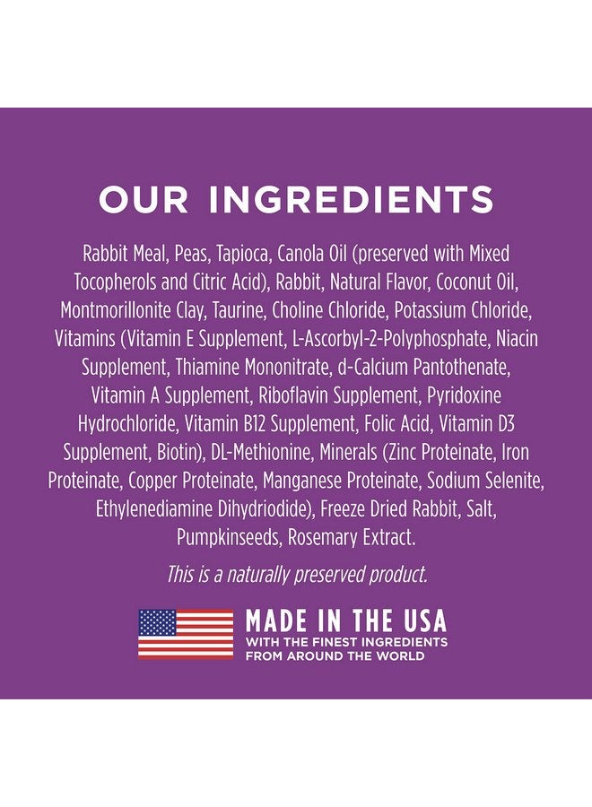 غريزة طعام القطط الجاف الطبيعي من Instinct Limited Ingredient Diet، وصفة خالية من الحبوب مع Real Rabbit، كيس 10 رطل - Image 5