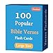 Docdeer 100 Memory Bible Verses Flash Cards NIV KJV - Image 2