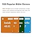 Docdeer 100 Memory Bible Verses Flash Cards NIV KJV - Image 4