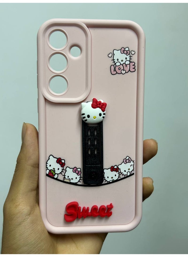 جراب خلفي بتصميم كرتوني جديد عليه كلمه Sweet متوافق مع هاتف Samsung A35 - Image 1