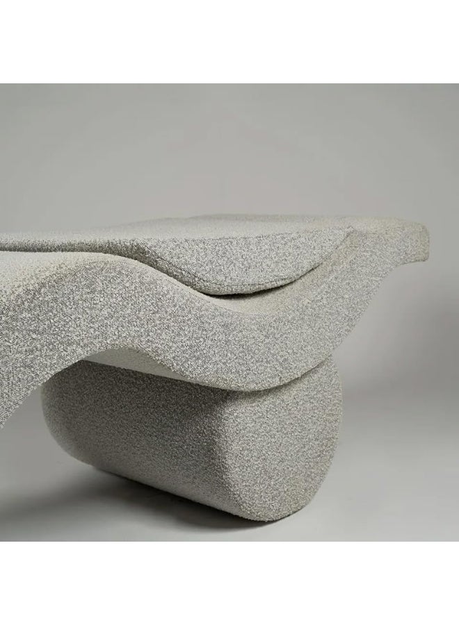 Poppins Home Poppins HOME S-Shaped Clinical Sofa Bench (White)  - Image 2