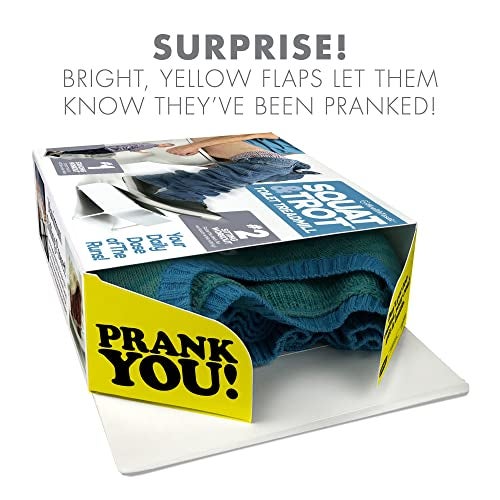 Prank Pack Prank-O Squat & Trot – Funniest Prank Gift Box | Hilarious Empty Gag Gift for White Elephant & Christmas 2025 | Funny Gift Box for Coworkers, Friends & Men Who Have Everything, As Seen on Shark Tank - Image 2