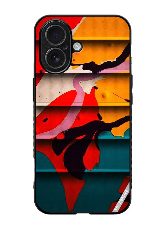 Protective Case Cover For Apple iPhone 17 Street Paint Design Multicolour