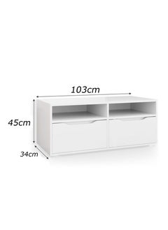 Generic Modern TV unit - height 45 cm - width 103 cm - depth 34 cm, from Furniture Store.  - Image 5