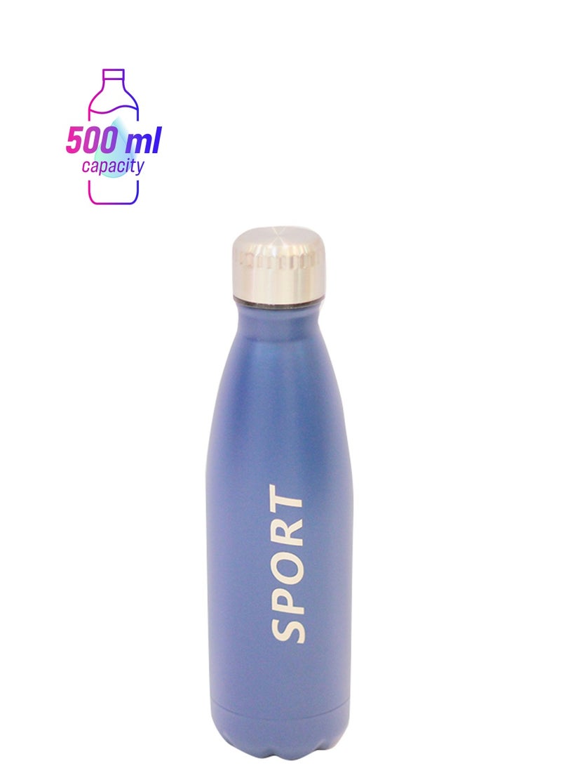 NIBEMINENT Sport Insulated Water Bottle Blue - Image 1