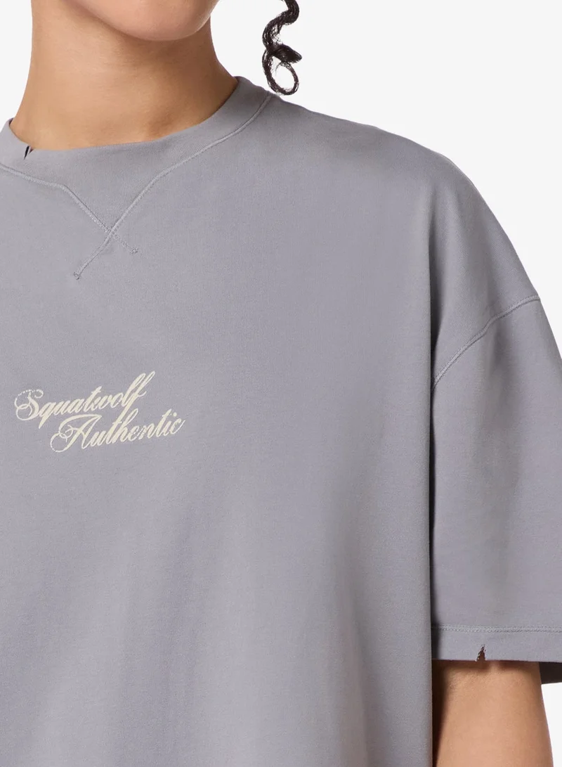 SQUATWOLF Authentic Oversized Graphic Tee