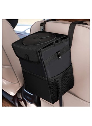 Car Trash Cans With Lid Multipurpose Garbage Bag And 3 Storage Pockets - pzsku/ZBD37E09DA0B51E917398Z/45/_/1693389159/4c9af78f-b4d8-409b-a1fd-b7477b68ba27