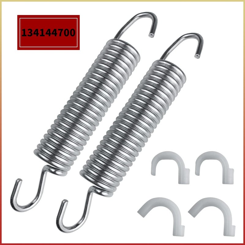 SUUJI نابض تعليق غسالة Frigidaire رقم 134144700 - عبوة تحتوي على قطعتين، من تصنيع ، متوافق مع غسالات Frigidaire من شركة GE. يحل محل القطع الأصلية رقم AP3212517، 131277700، 131663600، 134136300، 936912، AH735645، EA735645، PS735645. - Image 2
