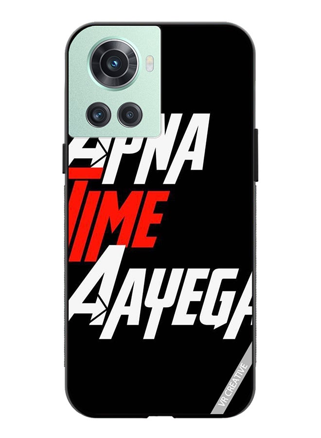 VR CREATIVE Protective Case Cover For OnePlus Ace Apna Time Ayega Design Multicolour - Image 1