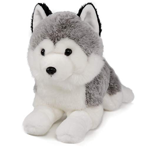 Ice King Bear Lifelike Siberian Husky Stuffed Animal - Plush Toy - 13 Inches Length (Original) - Image 1