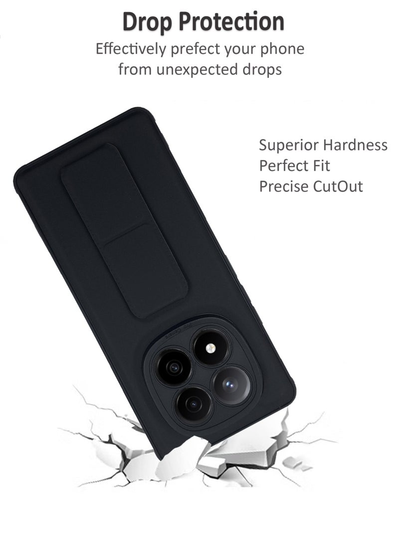 Xiaomi Redmi Note 14 Pro Plus Premium Case | Premium Silicone  Case Cover Designed for Xiaomi Redmi Note 14 Pro Plus | Xiaomi Redmi Note 14 Pro Plus Case Camera and Drop Protection Thin Protective Back Cover Case for Xiaomi Redmi Note 14 Pro Plus - Black