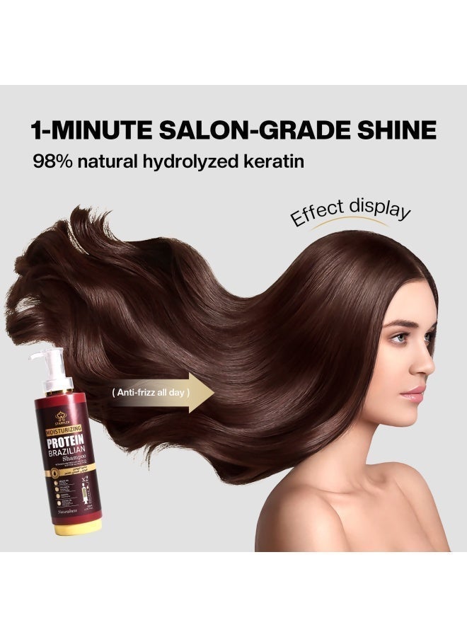 STARPLEX Deep Repair & Anti-Hair Fall Strengthening Brazilian Protein Moisturizing Shampoo for Women 830ml | with Argan Oil, Keratin, Collagen & Jojoba | Salon Professional for All Hair Types - Image 1