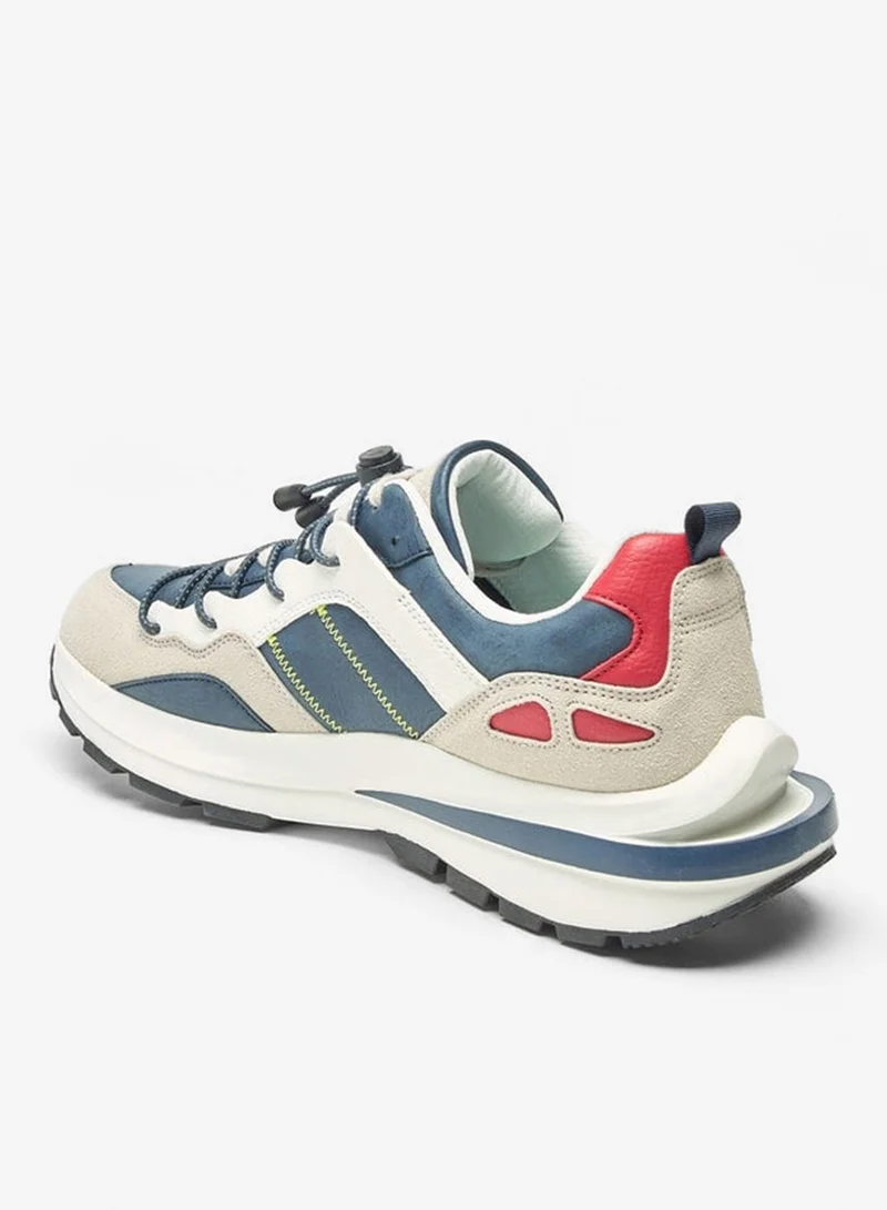 HAADANA Panelled Lace-Up Sports Shoes