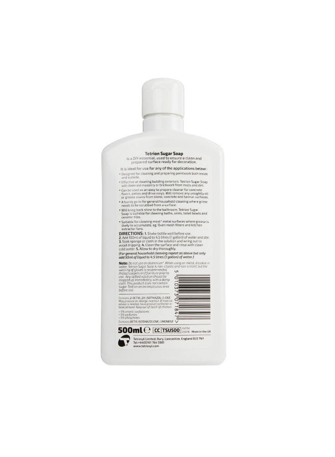 Tetrion Concentrated Sugar Soap 500ml - Image 2