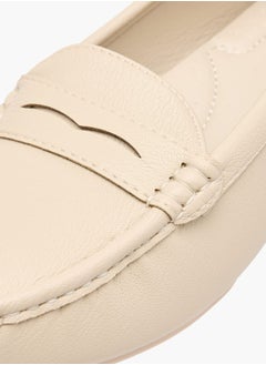 Flora Bella By Shoexpress Women Solid Slip-On Block Heel Loafers  - Image 4