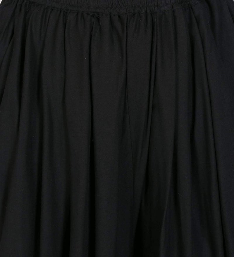 KBNBJ Women's Regular Fit Dhoti Pant (RPD-01_Black_Free Size) - Image 4
