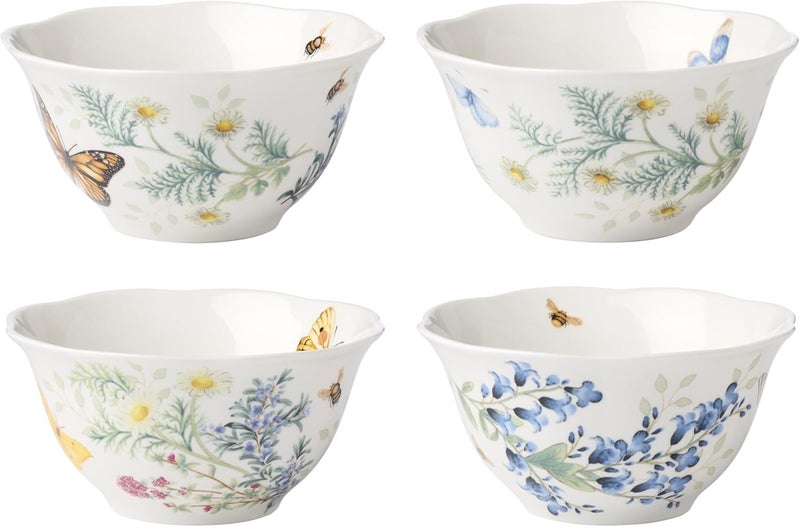 Lenox 897796 Butterfly Meadow Herbs Rice Bowls Set Of 4 - Image 1