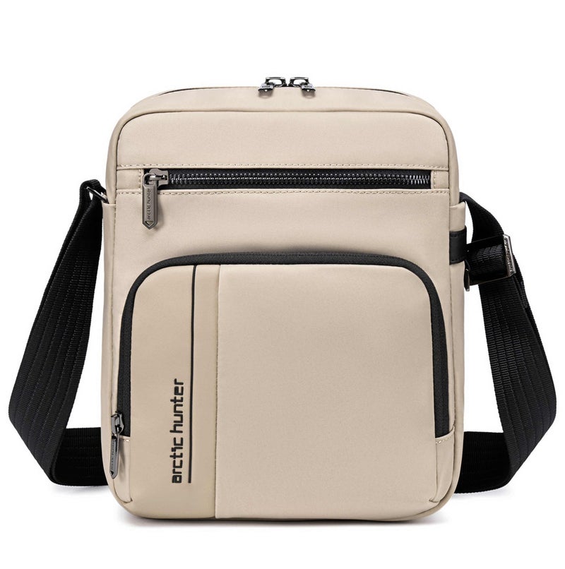 ARCTIC HUNTER Anti-Theft Sling Bag Water Repellent Durable Stylish Crossbody Bag with Multiple Compartments for Casual/ Daily/ Travel, KB00831, Khaki - Image 3