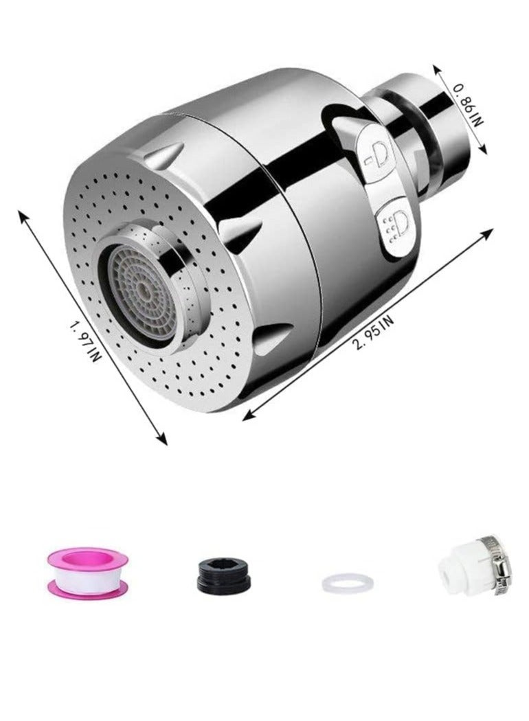 360 Degree Swivel Kitchen Faucet Sprayer Head Replacement Water Efficient Solution for Bathroom and Kitchen - Image 4