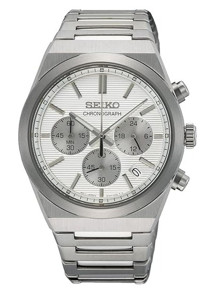 سيكو Seiko Classic 1970 Chrono Quartz Men's SSB451P1 - Image 1