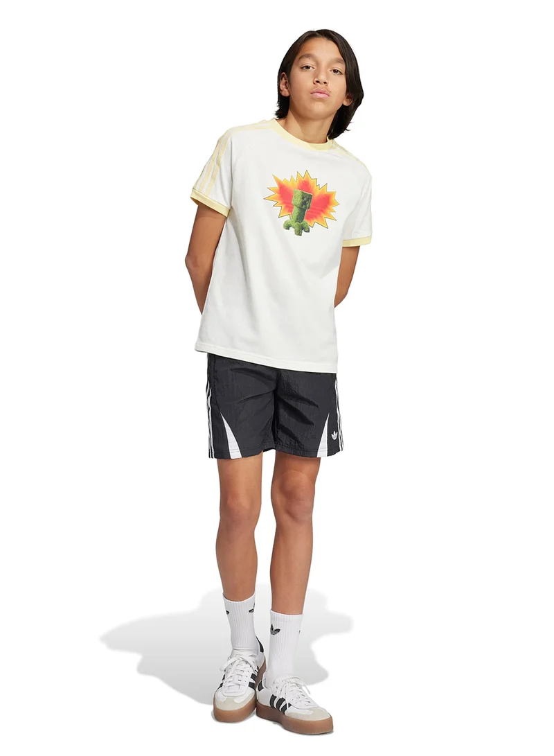 adidas تيشيرت رسومات ماينكرافت للأطفال