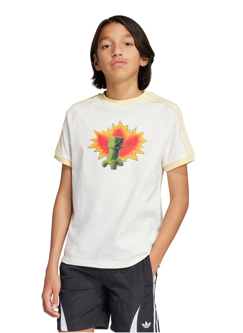 Adidas Kids Minecraft Graphic T-Shirt  - Image 3