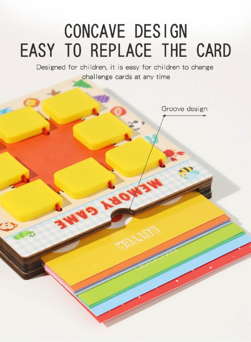 Montessori Memory Match Game - 10 Double-Sided Theme Cards, Cognitive Flip & Find Toy for Kids Brain Development - Image 5