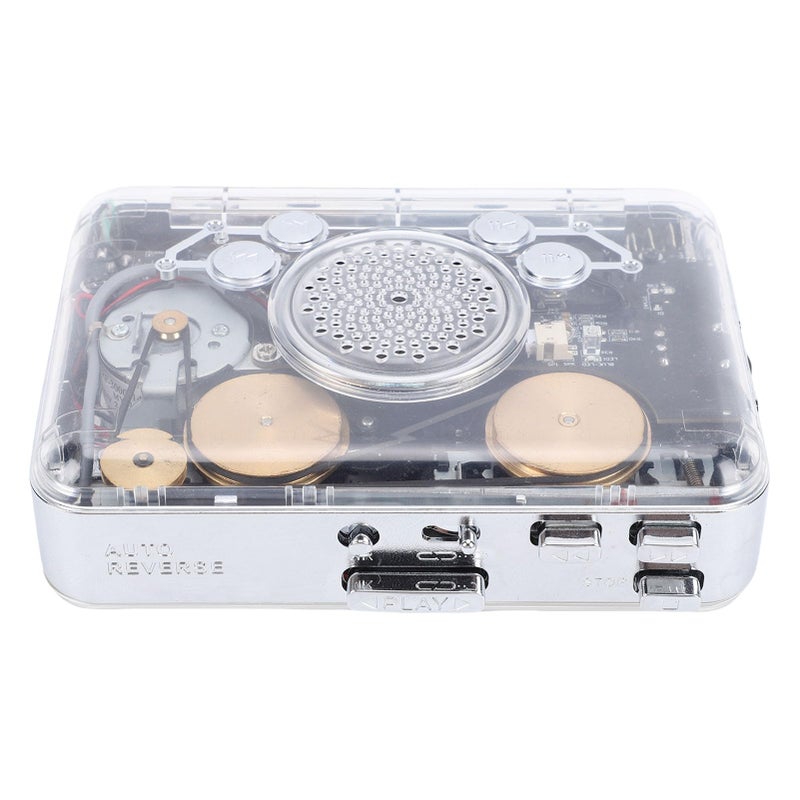 مشغل كاسيت محمول مع سماعات رأس يدعم وحدة ذاكرة فلاش USB ومحول MP3 - Image 3