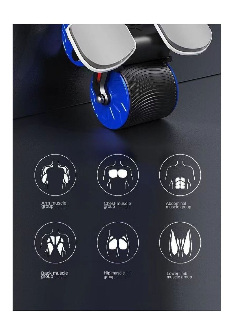 Y&D Automatic Rebound Abdominal Roller Tool with Elbow Support and Digital Meter Core Strength Training - Image 3