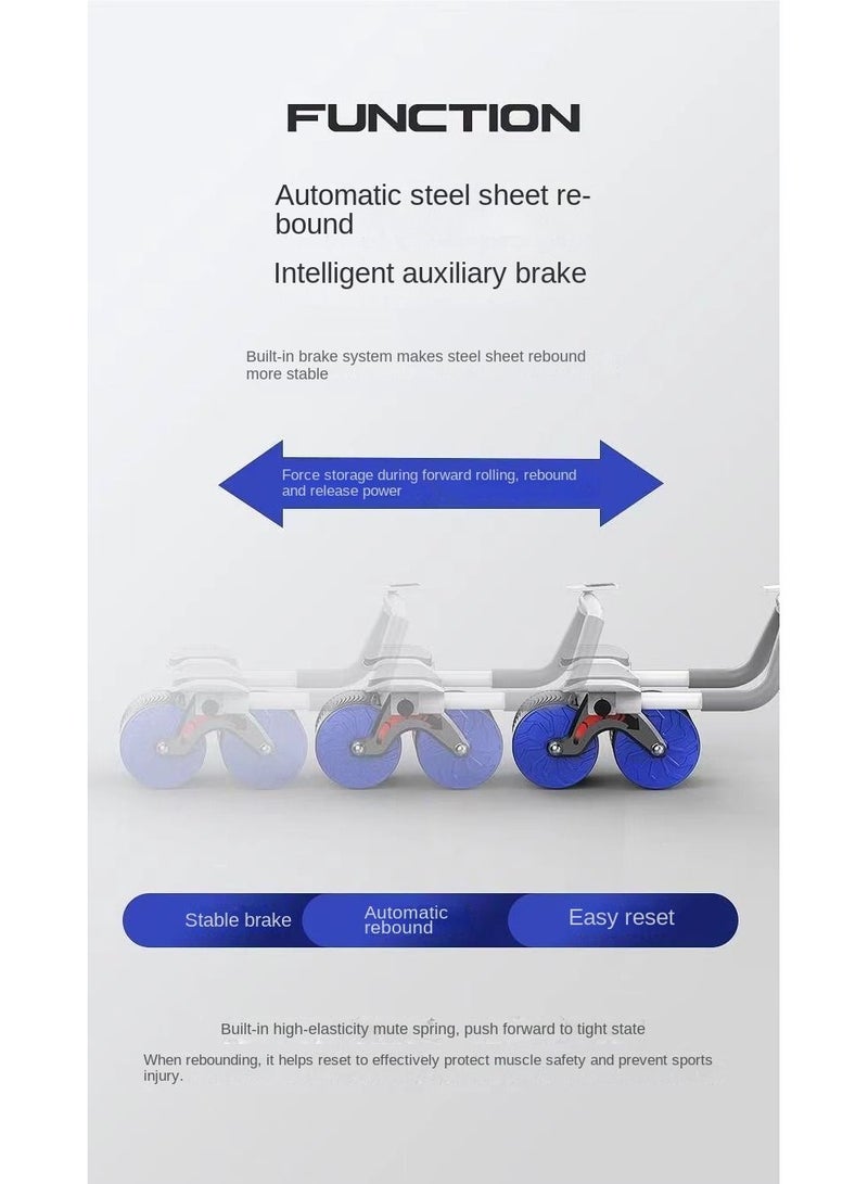 Y&D Automatic Rebound Abdominal Roller Tool with Elbow Support and Digital Meter Core Strength Training - Image 4