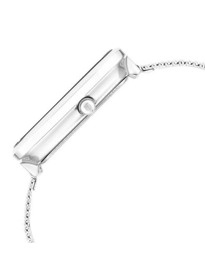 TITAN Wander Quartz Analog Black Dial Silver Stainless Steel Strap Watch for Women - 2676SM01 - Image 4