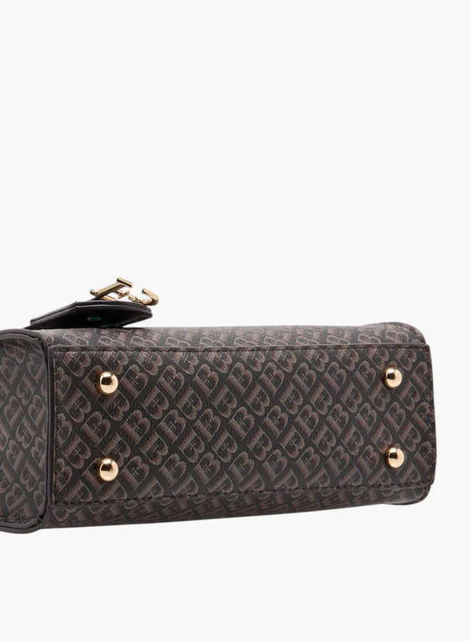 فلورا بيلا من شو إكسبرس Women's Monogram Embossed Tote Bag with Detachable Shoulder Strap