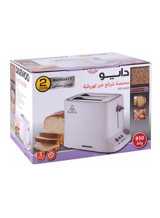 دايو محمصة من الستانلس ستيل من فتحتين بقوة 850 وات - Image 2