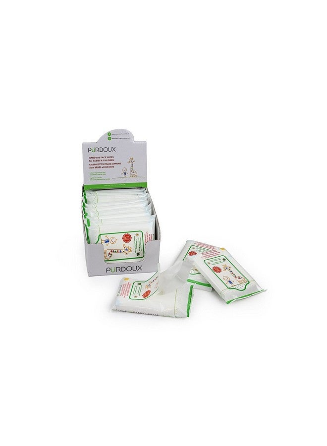 Purdoux Pürdoux™ 100% Cotton Wipes For Babies And Children With Aloe Vera And Chamomile (Box Of Total 120 Wet Wipes In 12 Resealable Sachets 10 Wipes Per Sachet) (1 Box (120 Wipes12 Sachetbox10 Wipessachet)) - Image 4