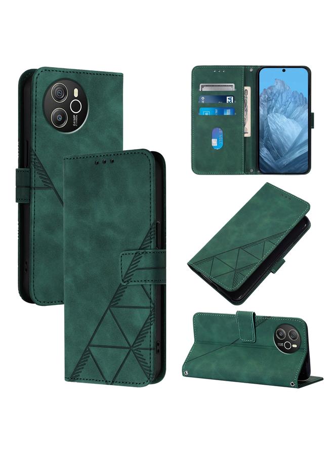 اس-توب جراب هاتف Blackview Shark 8 Crossbody من الجلد المنقوش ثلاثي الأبعاد - Image 1