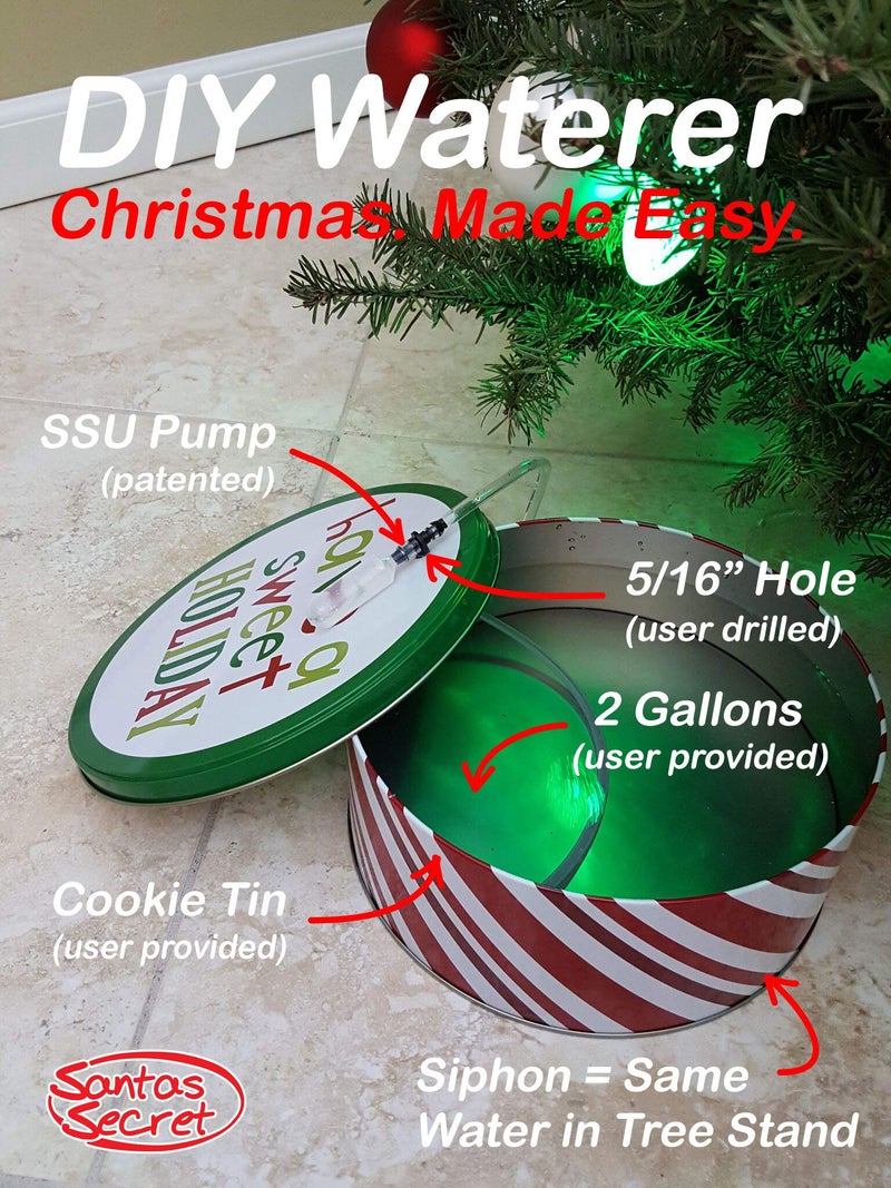 Santas Secretâ“‡ Unlimited - DIY Automatic Watering System for Large Christmas Trees | New 2021 Model | Made in USA - Image 4