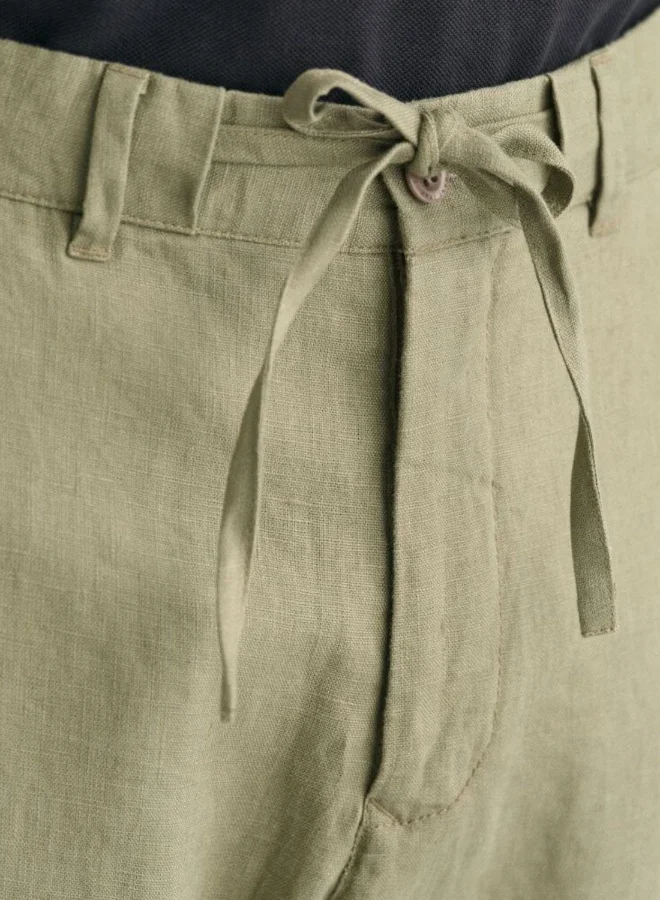GANT Gant Relaxed Fit Linen Drawstring Pants
