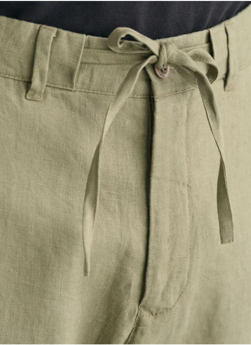 GANT Gant Relaxed Fit Linen Drawstring Pants