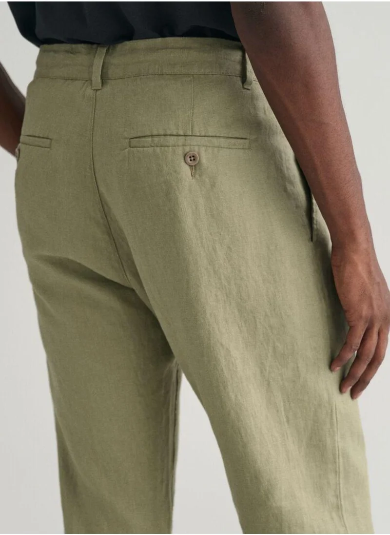 GANT Gant Relaxed Fit Linen Drawstring Pants