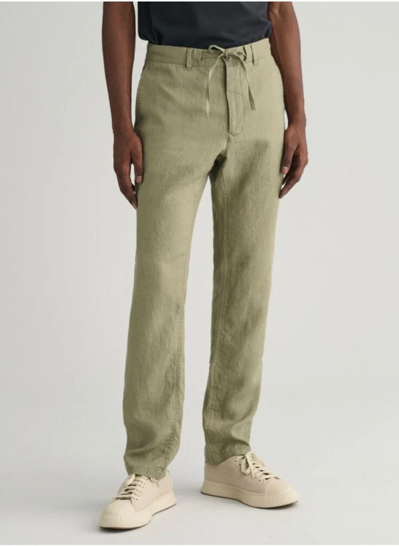 GANT Gant Relaxed Fit Linen Drawstring Pants