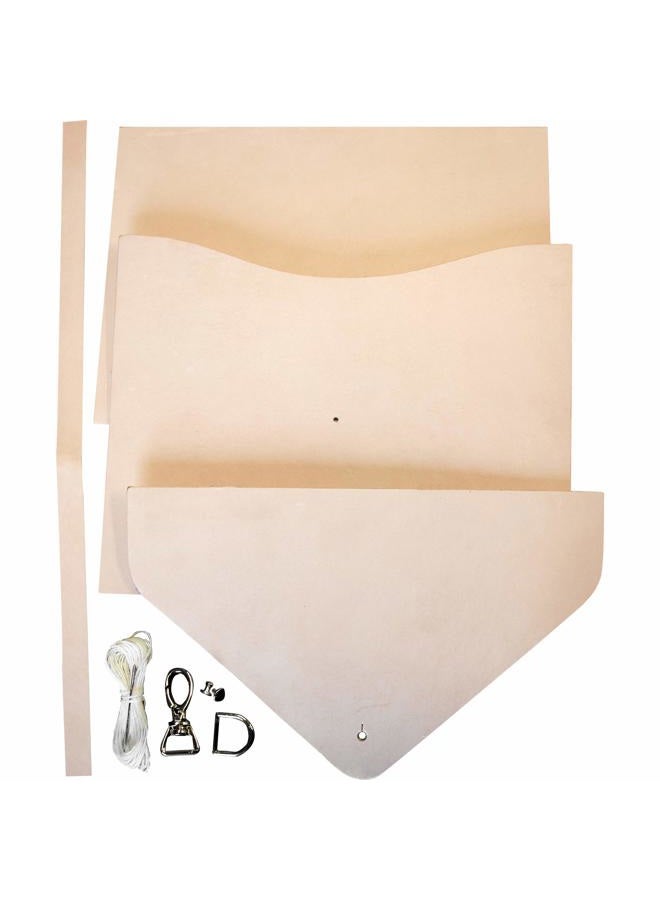 Realeather Crafts Realeather DIY Envelope Clutch Purse Kit, Natural - Image 5