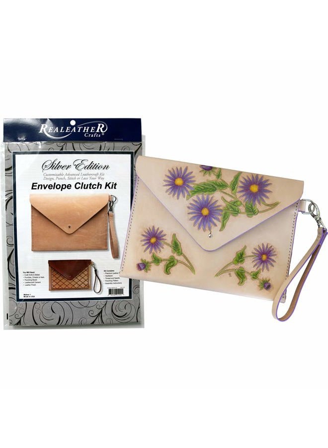 Realeather Crafts Realeather DIY Envelope Clutch Purse Kit, Natural - Image 1