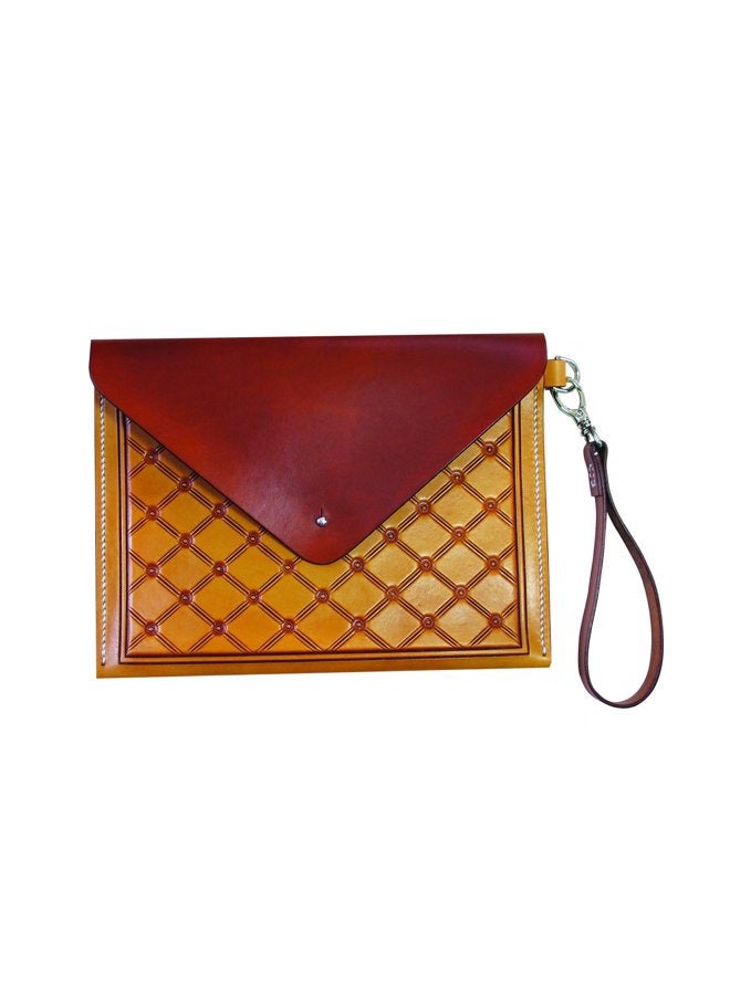 Realeather Crafts Realeather DIY Envelope Clutch Purse Kit, Natural - Image 3